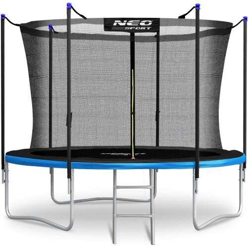 NEO SPORT 8ft/252cm trampoline with safety net and ladder