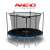 NEO SPORT 8ft/252cm trampoline with safety net and ladder