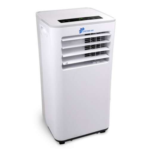 Aer condiționat mobil Lifetime Air, 1010W, alb, 3 în 1, răcire, ventilator, dezumidificator