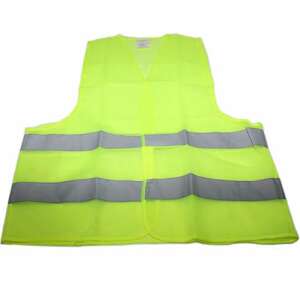 Zöld fényvisszaverő mellény, nagy láthatósági biztonsági mellény - Micul Fermier