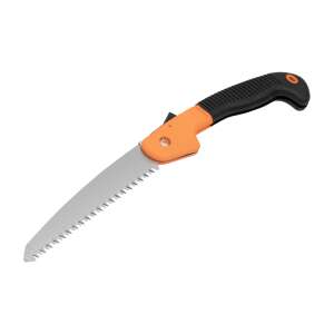 Összecsukható metszőfűrész, 180mm, fekete-narancs színű nyéllel - Micul Fermier