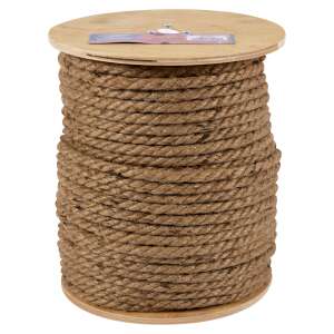 Juta zsineg 10mmx100m, 100 méteres természetes juta zsineg tekercs - Micul Fermier
