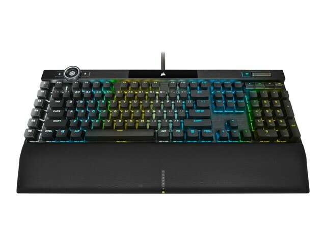 Corsair k100 rgb optical mechanical gaming keyboard backlit rgb l...
