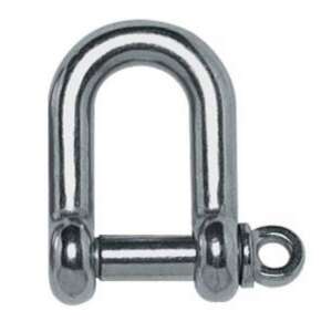 Rozsdamentes acél láncösszekötő elem, D-alakú kapocs, Sekli 12 - Lánc összekötő elem