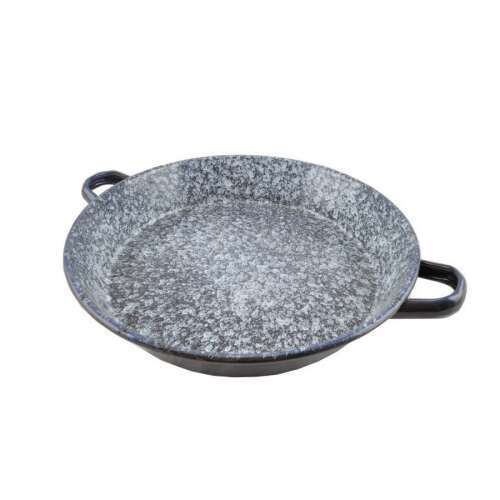 Zománcos sütőedény két fogantyúval