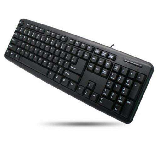 Techly USB, 104-key, black English keyboard