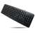Black wired USB keyboard with 104 keys