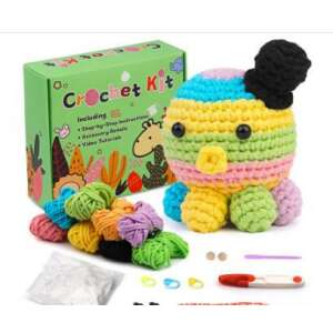 Horgolás Kezdőkészlet - Színes Polip Plüss