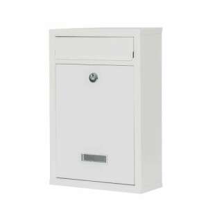 Пощенска кутия Pepita класическа заключваща се от поцинкована стомана #бяла