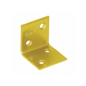 Sarokvas - Horganyzott - 40x40x40mm - Sárga