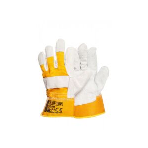 X-Tip Top Bőr Védőkesztyű - Sárga - 10,5 hüvelyk - EN 388