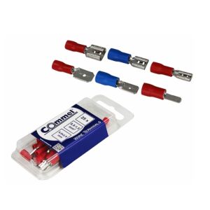 COMMEL Csúszósaru Hüvely - Szigetelt - 1,5-2,5mm² - 25db 131715055 - Commel