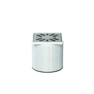 STY - Virágágyás Lefolyó - Négyzet - Acélrács