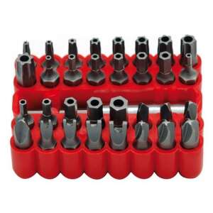 Set de biți VOREL de 33 de piese, 1/4 inch, include diverse dimensiuni și tipuri de biți pentru diverse aplicații - Accesorii pentru unelte