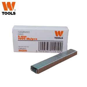 WTOOLS Tűzőgépkapocs - 6 mm - 1000 db