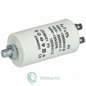 Sarus Kondenzátor - 8µF 450V Állandó