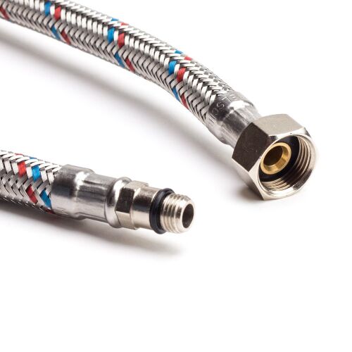 Rugalmas Csaptelepcsonk - 3/8" x M10 x 1 - 40 cm 128094981 - Vízbekötőcső