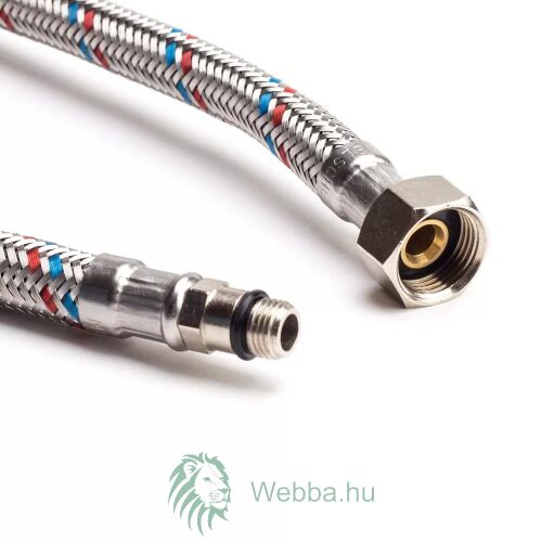 Flexibilis Csaptelepi Bekötőcső - 1/2" x M10 x 1 - 40 cm 128084109 - Vízbekötőcső