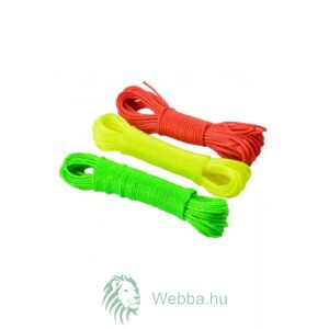 Színes Ruhaszárító Kötél - 3 db, Élénk Színek