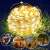 200 LED solar powered fairy lights, warm white, 20 meters, 8 modes, copper wire, waterproof, outdoor string lights, decorating ideas