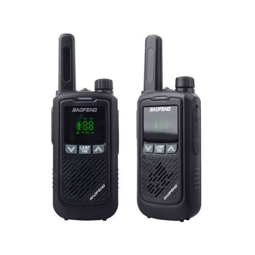 Baofeng T17 Walkie-Talkie pár, fekete, kétirányú rádió, kommunikációs eszköz