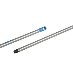 Mâner de mătură profesional Vileda, 140cm, din oțel, cu capăt din plastic albastru - Partvis și mâner Mop