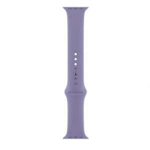 Lavender Purple Silicone Sport Band for Apple Watch 41mm Series 7 & 8, S/M Size - Smart watch strap