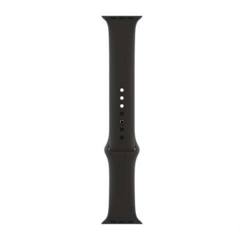 THD szilikon szíj Apple Watch 45 mm-es 7-es és 8-as sorozathoz, M/L méret, fekete szín