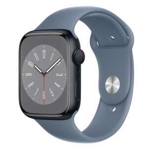 Силиконова каишка THD, съвместима с Apple Watch Series 8 45mm и Apple Watch Ultra 49mm, размер M/L, цвят Slate Blue