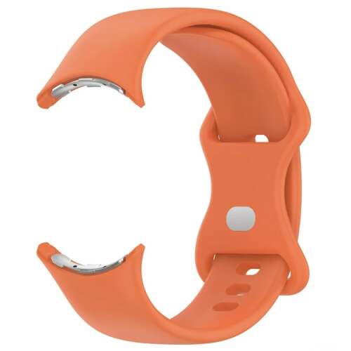 Orange THD silicone wristband for Google Pixel Watch, size M