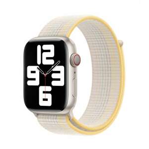 Športový remienok THD pre Apple Watch 45 mm série 8, hviezdna biela - Počítače a doplnky