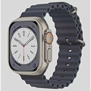 Remen za pametni sat, THD, model Ocean, kompatibilan s: Apple Watch Ultra2 49 mm, Apple Watch 45 mm serija 9, Apple Watch SE 44 mm, univerzalna veličina, olujno plava 101857873 - Pametni uređaj