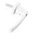 White childproof window handle with key