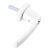 Childproof Lockable Window Handle White 13x2 cm 102036515