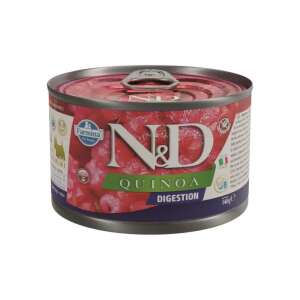 N&D Quinoa Digestion adult mini nedves kutyaeledel, 140g-os konzerv - N&D