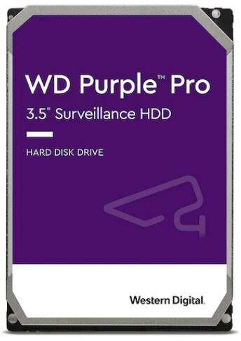 Western digital hdd 8tb purple 3,5" pro sata3 7200rpm 256mb - wd8...