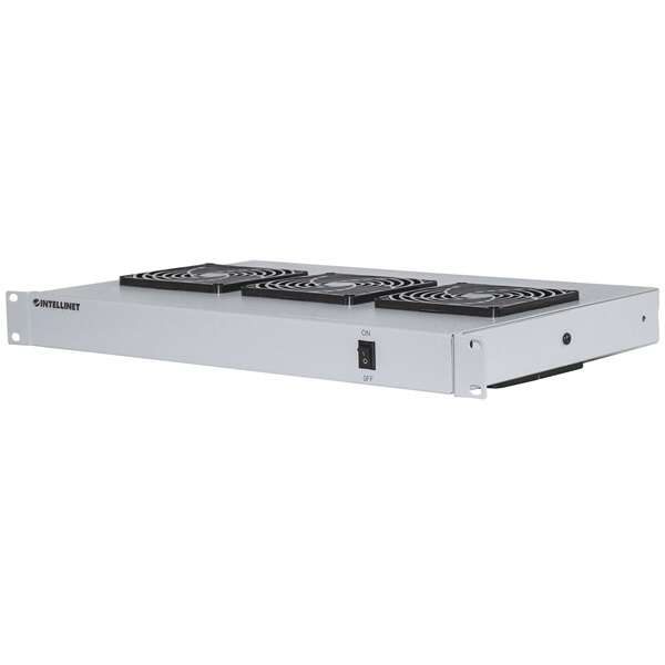 Manhattan Rack-Schranklüfter - 712378 (19", 3 Lüfter, grau)