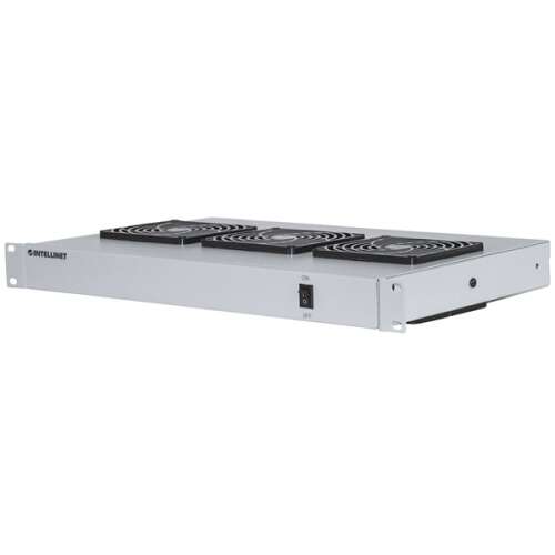 IntelliNet 19 inch 3 fan rack mount fan unit