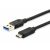 Equip 128343 USB Kabel 0,25 m USB 3.2 Gen 1 (3.1 Gen 1) USB C USB A Schwarz (128343) 140121742