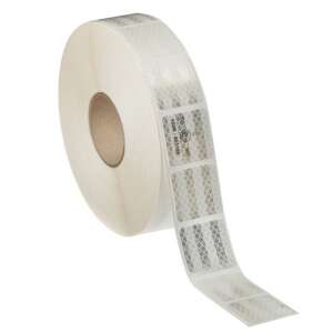 Bandă reflectorizantă adezivă, rolă, 45m x 5cm, albă - Vehicule & Piese