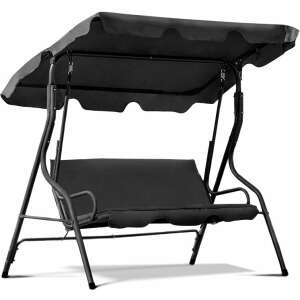 Funfit Garden Relax 3 személyes kerti Hintaágy #fekete 101652509