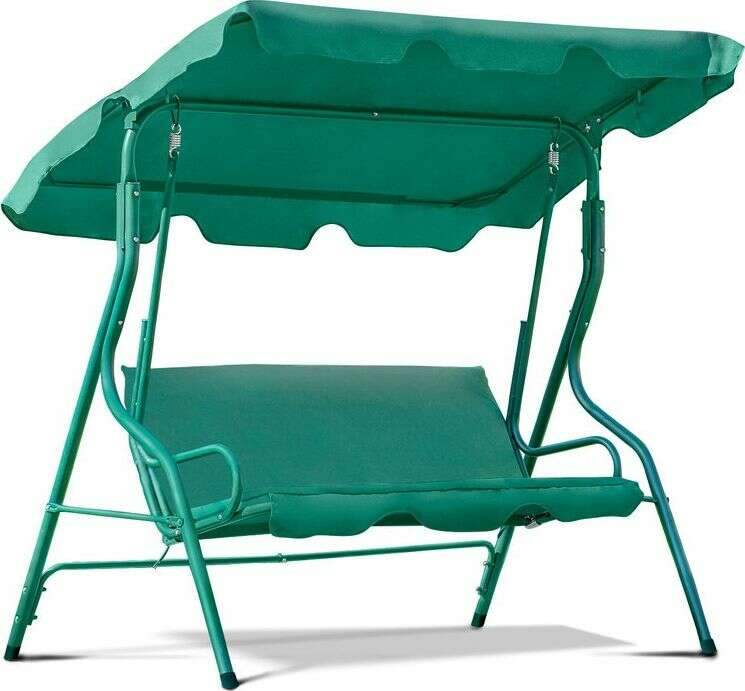E-shop Záhradná hojdačka Funfit Garden Relax pre 3 osoby - zelená