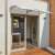 Pepita 240x90cm gray door canopy, entrance awning, weather protection