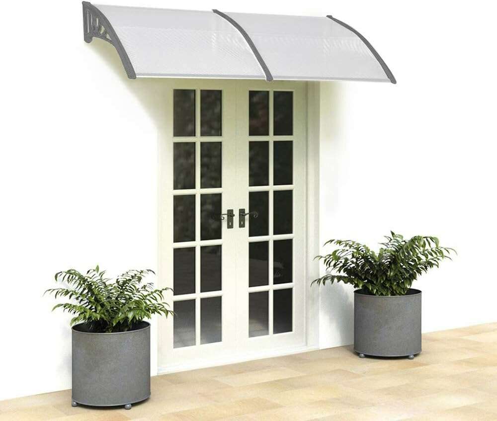 E-shop Pepita Vchodová strieška 240x90cm - sivá