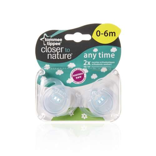 Tommee Tippee Anytime 0-6hó Játszócumi - 2db
