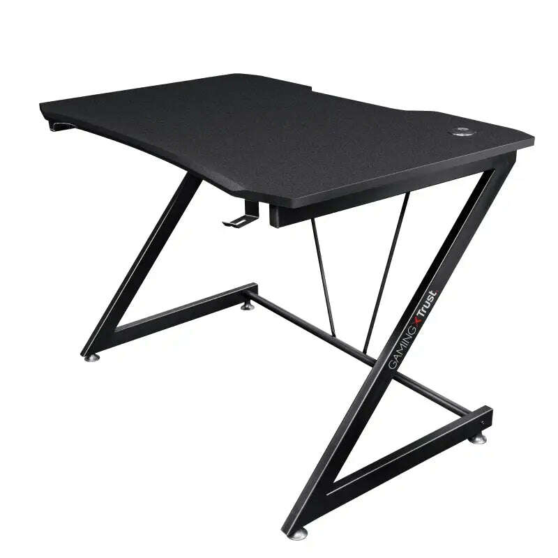Játékasztal, 120 x 72 x 75 cm, acél/mdf. fekete