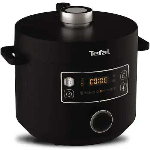 Tefal turbo cuisine cy754830 elektromos kukta, 1090w, 4.8l, 10 program, intuitív felület, tefal gömbtál, fekete