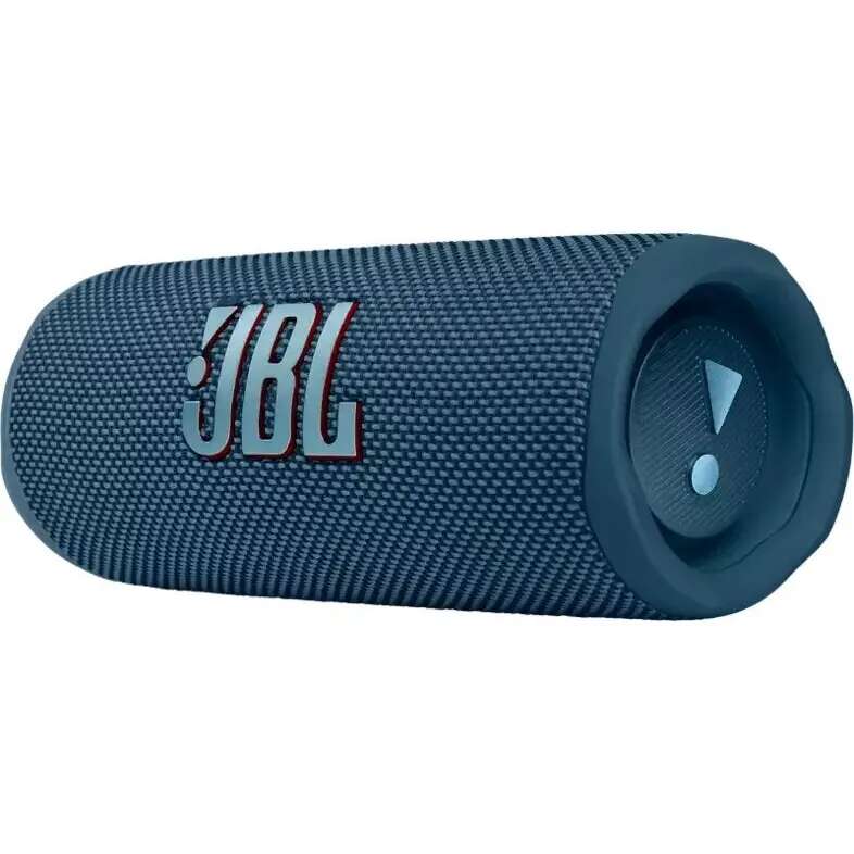 Jbl flip 6 hordozható hangszóró, bluetooth, partyboost, ip67, usb c, 12 óra, kék