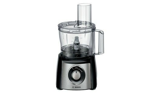 Robot de bucatarie Bosch MultiTalent 3 Plus MCM3PM386, 900 W, 2 viteze + Pulse, bol 2.3 l, Negru/ argintiu