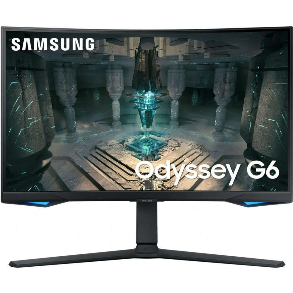 Samsung ls32bg650euxen smart ívelt gaming monitor, 32", va, 2560x1440, 1ms, 1000r, 240hz, freesync premium pro, dp, hdmi, lan, wifi, bt, fekete